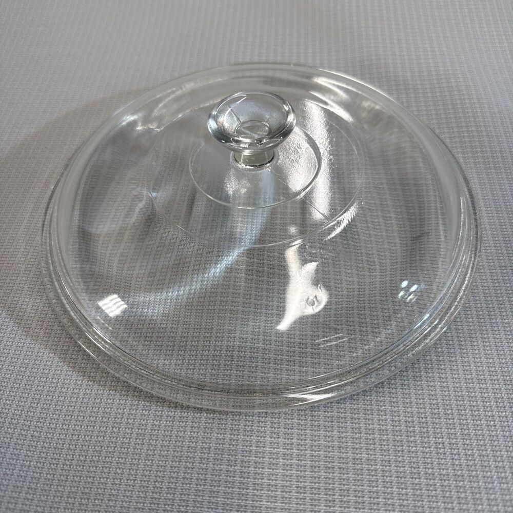 Vintage Pyrex Clear Casserole Lid 623-C A 2 Replacement Lid - 8" outer (7.25")